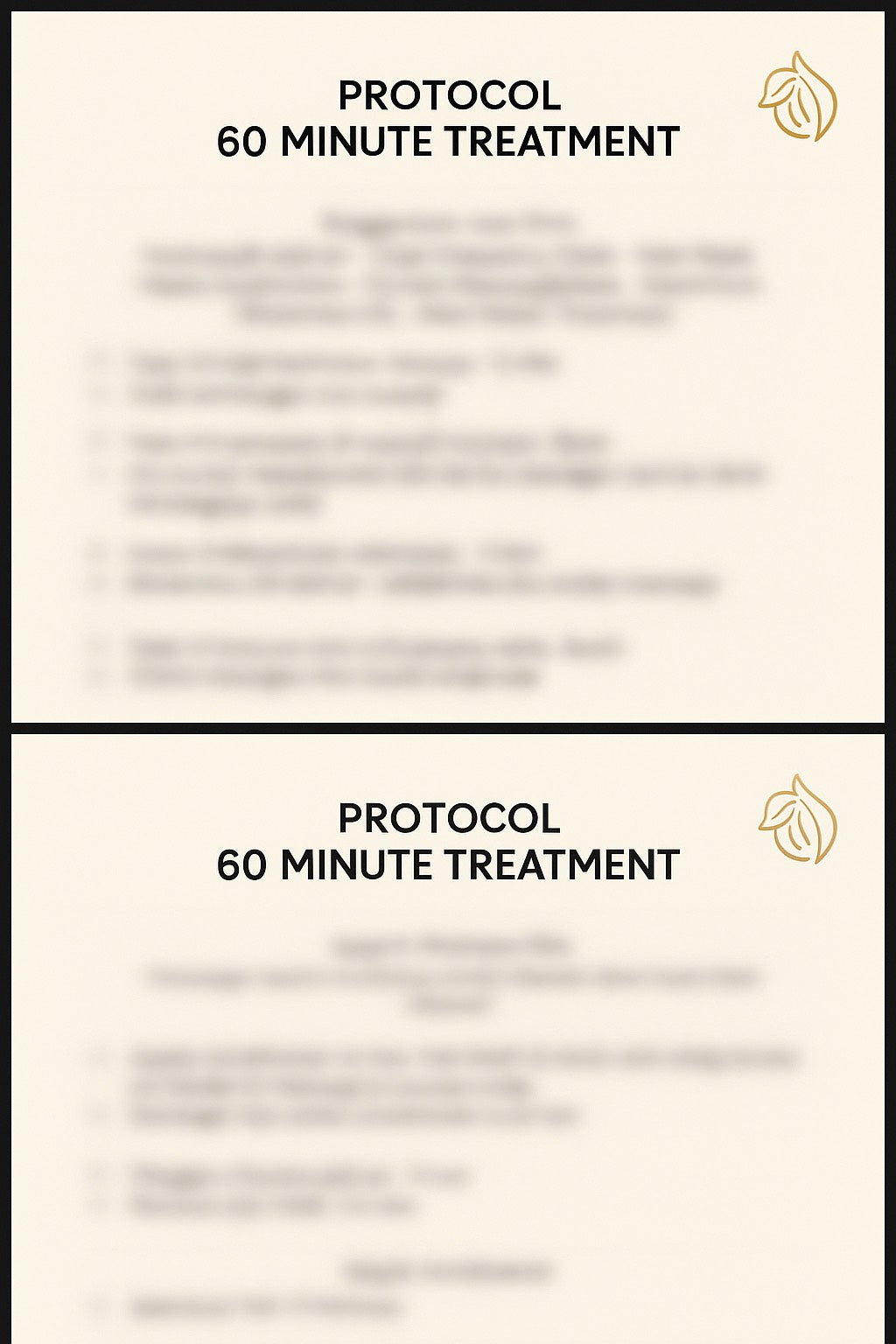 Head Spa Training Physical Book