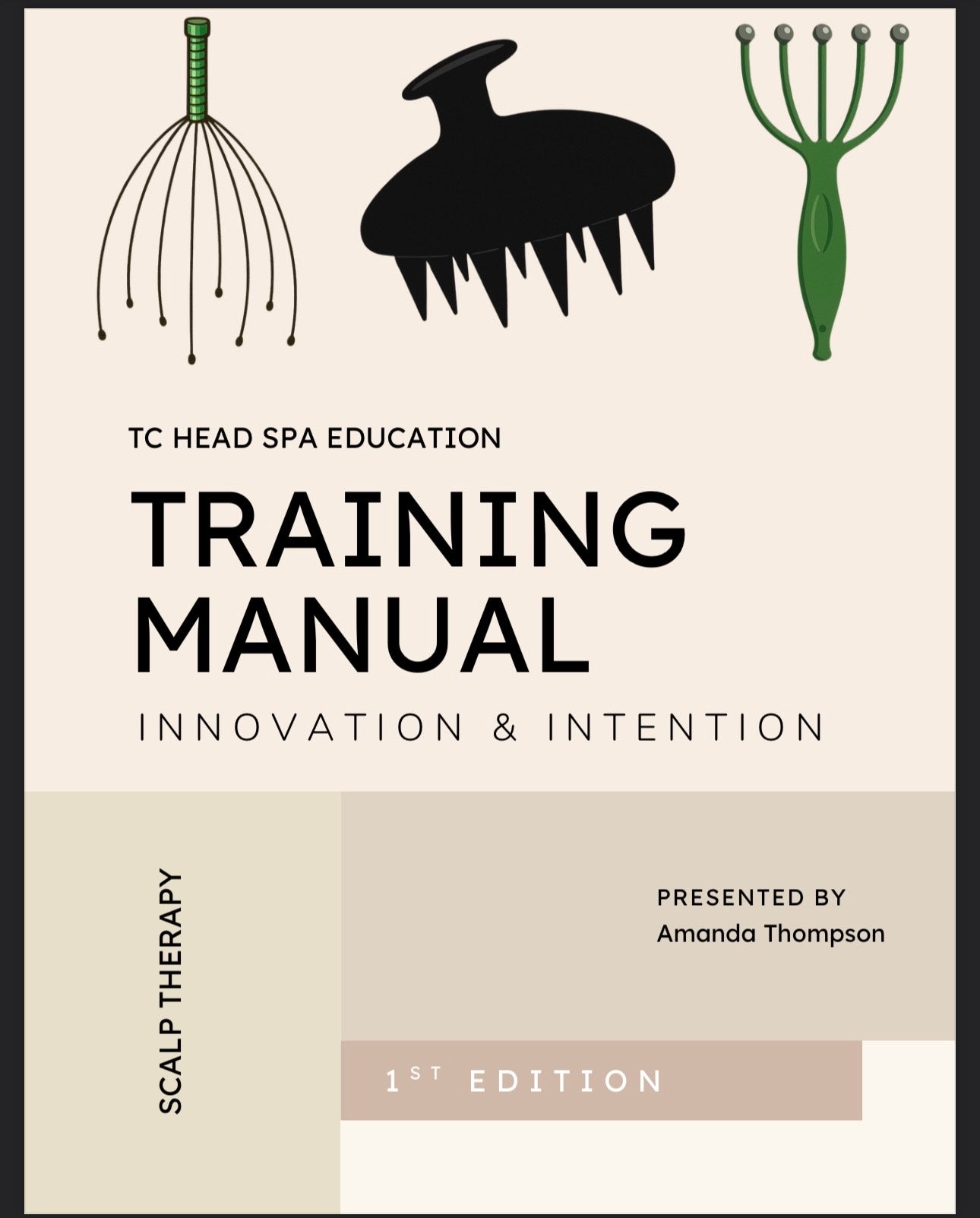 Head Spa Training Physical Book