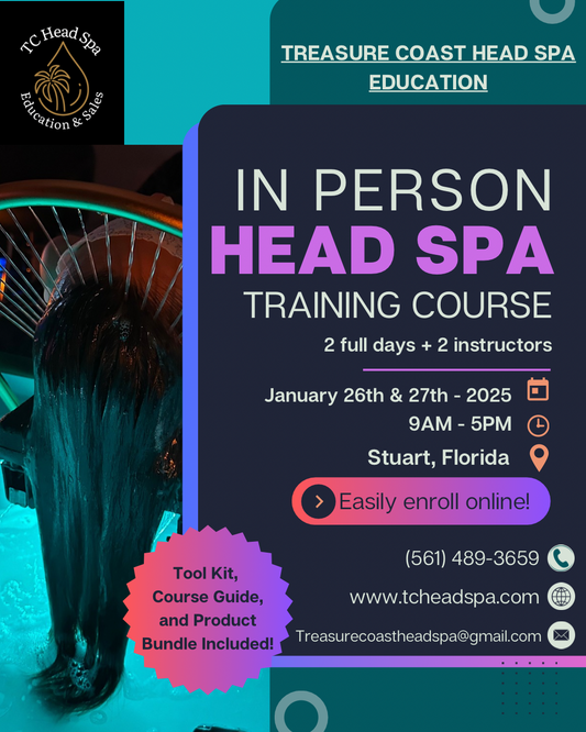 January 2 Day - In Person Head Spa Training Course